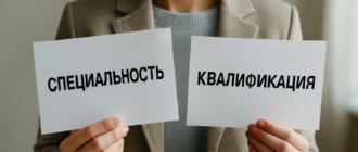 Отличие специальности от квалификации простыми словами