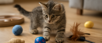 Как подобрать игрушки для кошки или котенка