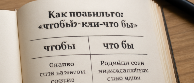 Правильное написание «чтобы» и «что бы»: слитно или раздельно