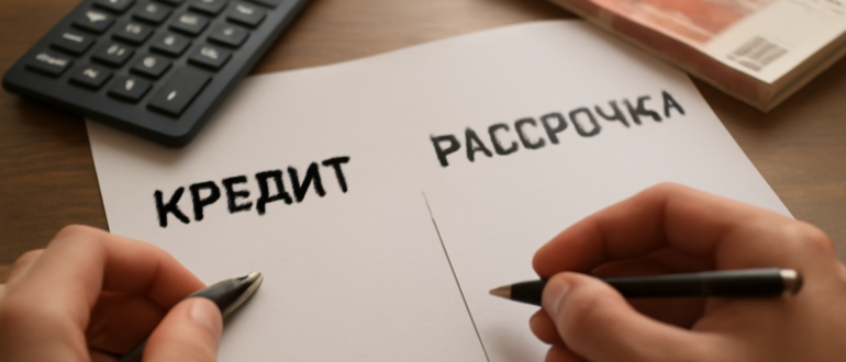 Отличие кредита от рассрочки: что выгоднее для покупок